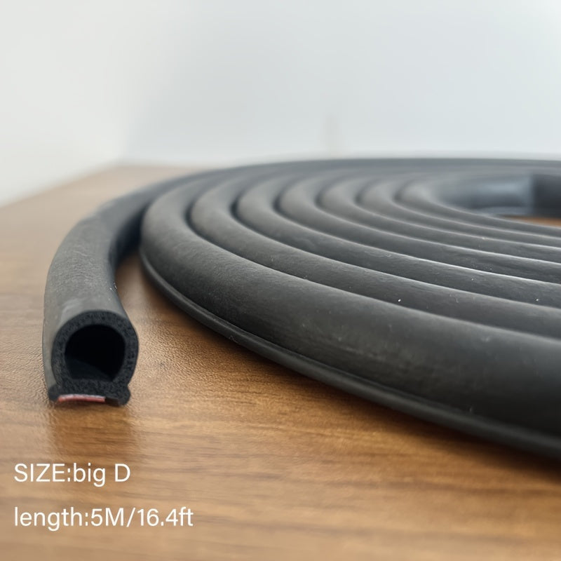 Kauchuk avtomobil eshigi yopiqligi chizig'i 16.4FT suv o'tkazmaydigan shovqin kamaytirish akustik izolyatsiya