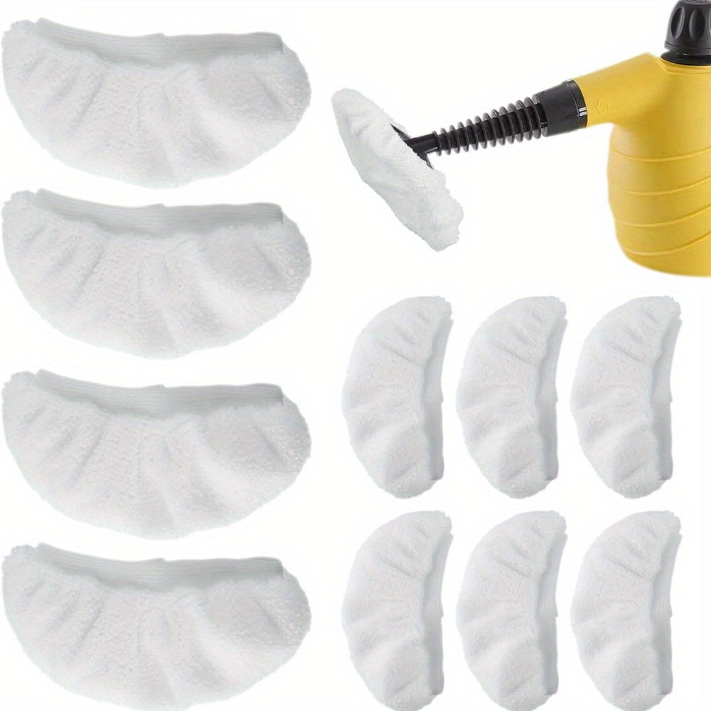 10 ta qayta ishlatiladigan mikrotoʻlqinli bugʻli mop padlari qoʻl bilan ishlatiladigan bugʻli tozalash qurilmalari uchun