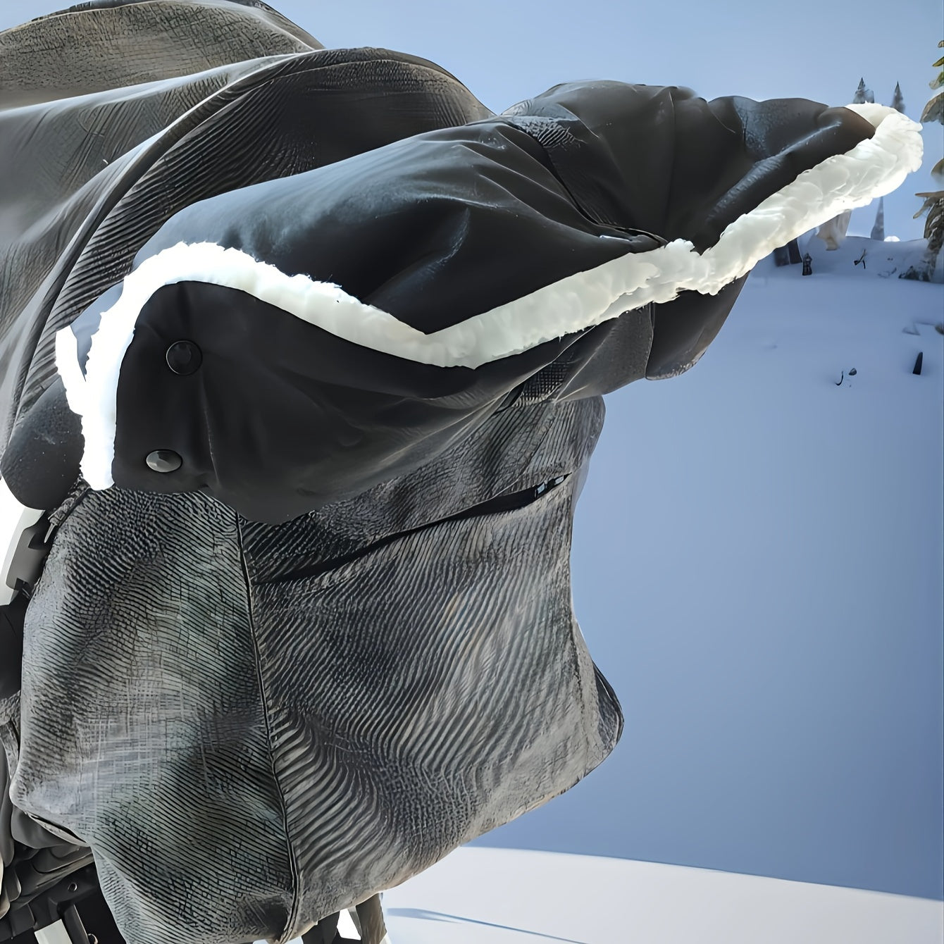 Bolalar aravachasi qoʻllari Qishki issiq qoʻllar sovuq ob-havo himoyasi uchun