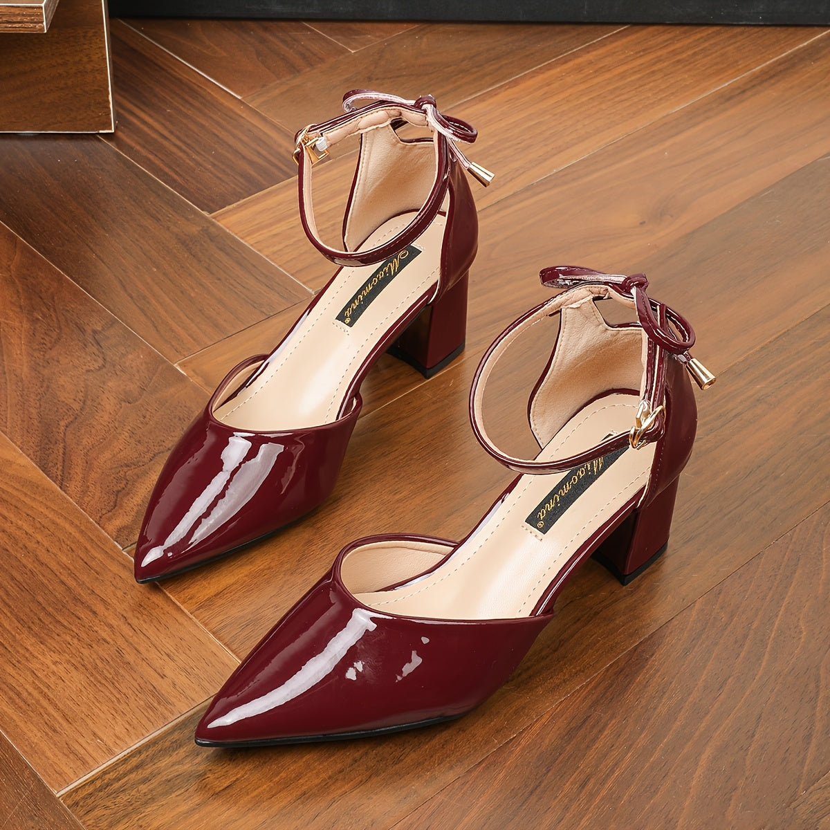 Women's Pointed Toe High Heel Shoes with Bow Stylish Versatile Large Sizes 41-43