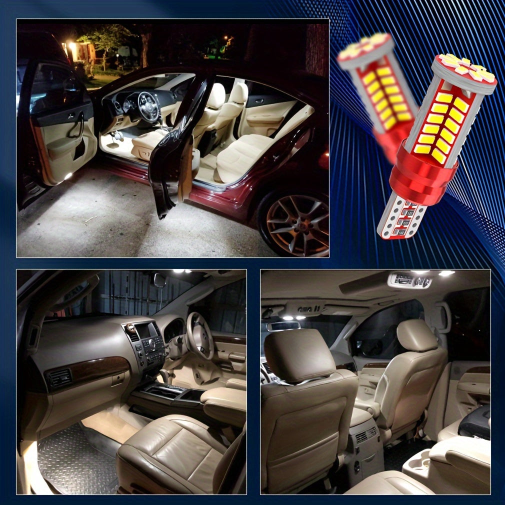 2 dona T10 168 192 W5W LED Canbus Avtomobil belgilash, parkovka, burchak chiroq, oq