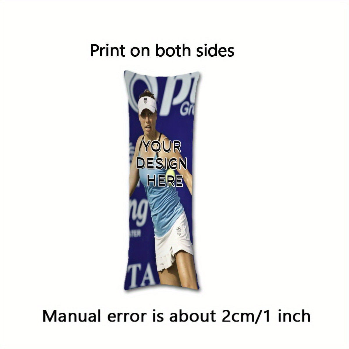 Personalized Long Body Pillow 50.8x137.2cm Custom Photo Text Anime Idol
