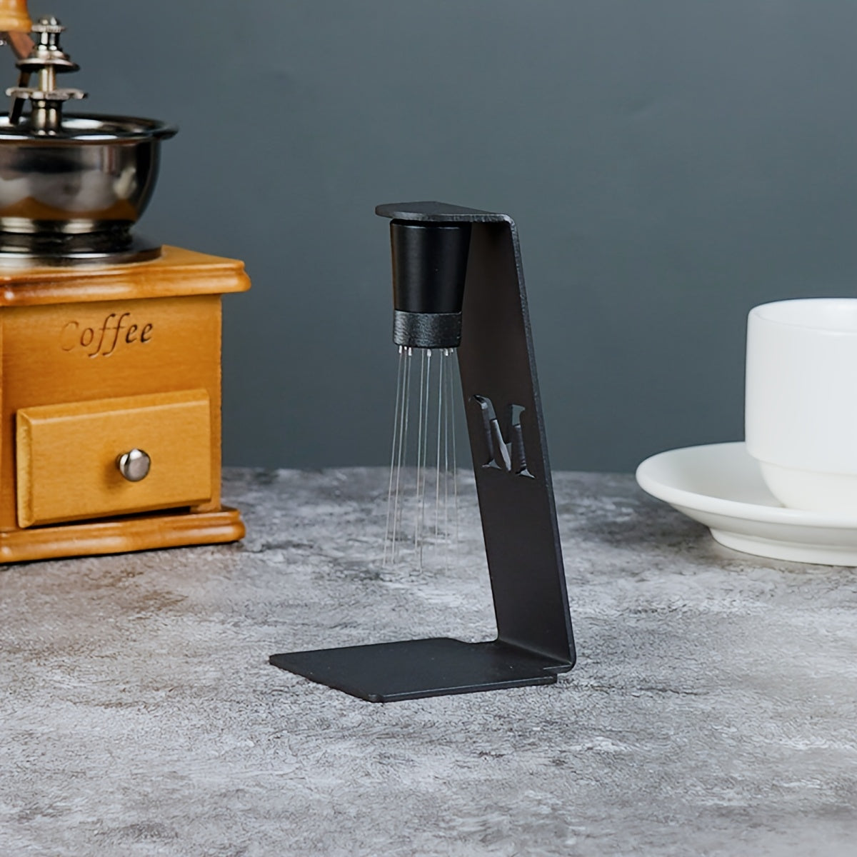 Juego de agujas para remover café espresso, de acero inoxidable, herramienta magnética para baristas