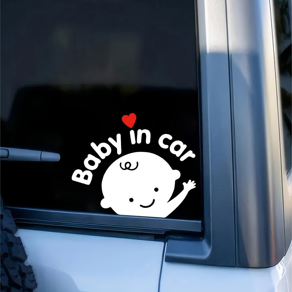 Kids Watercolor Cartoon Car Window Decal Waterproof Car Sticker