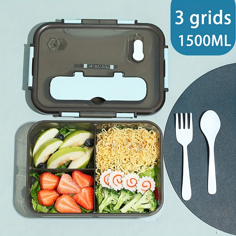 Microwave-Safe BPA-Free Plastic Lunch Box Leakproof Durable for Travel Camping Office