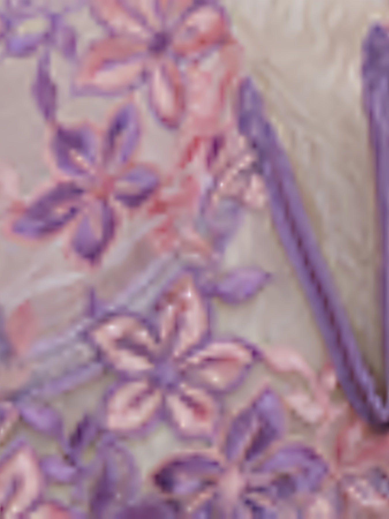 Women's Light Purple Lingerie Set for Valentine's Day Eve