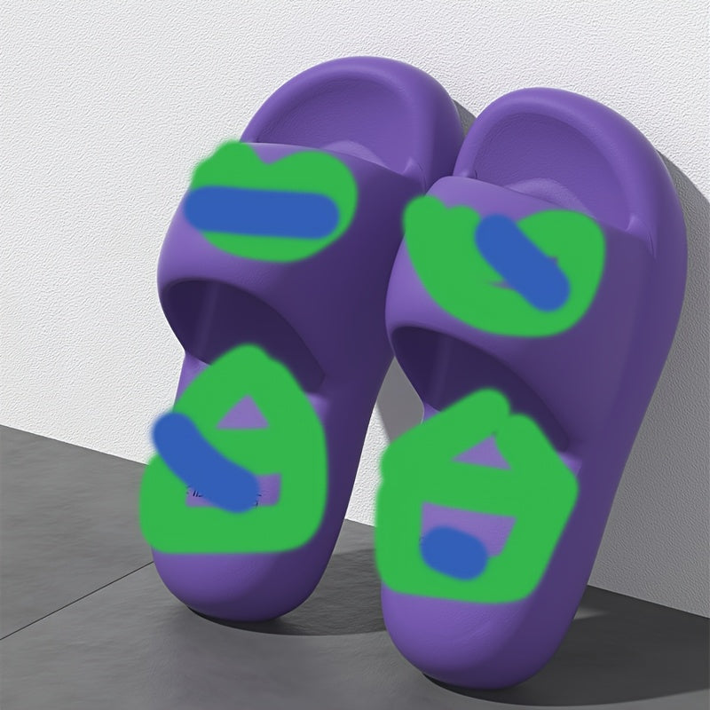 Ayollar paxtadan tayyorlangan ochiq barmoqli shippaklar, yumshoq taglik bilan, yozgi plyaj, bir rangli