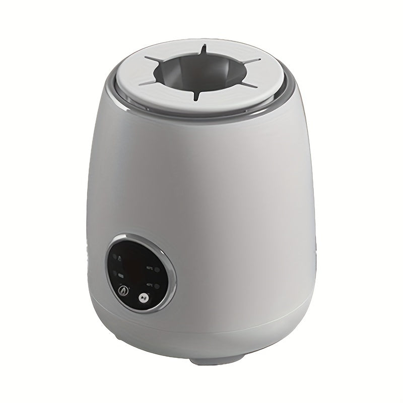 1 dona Smart Milk Shaker doimiy haroratni nazorat qilish bilan - 360-darajali ikki tomonlama harakat, suvsiz, uzoq davom etadigan batareyali, taymer, ko‘p funksiyali shisha mosligi, jim operation - Mukammal sovg‘a uchun