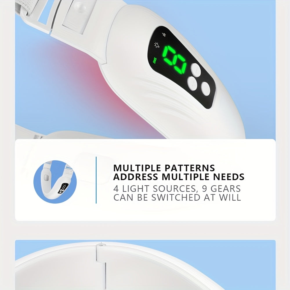 Xin ning portativ elektr yuz massajchisi, USB orqali zaryadlanadigan 400mAh litiy batareyasi, raqamli displey, sozlanadigan tasma, uyda va sayohatda foydalanish uchun ideal. Mukammal sovg'a, zamonaviy dizayn, mustahkam.