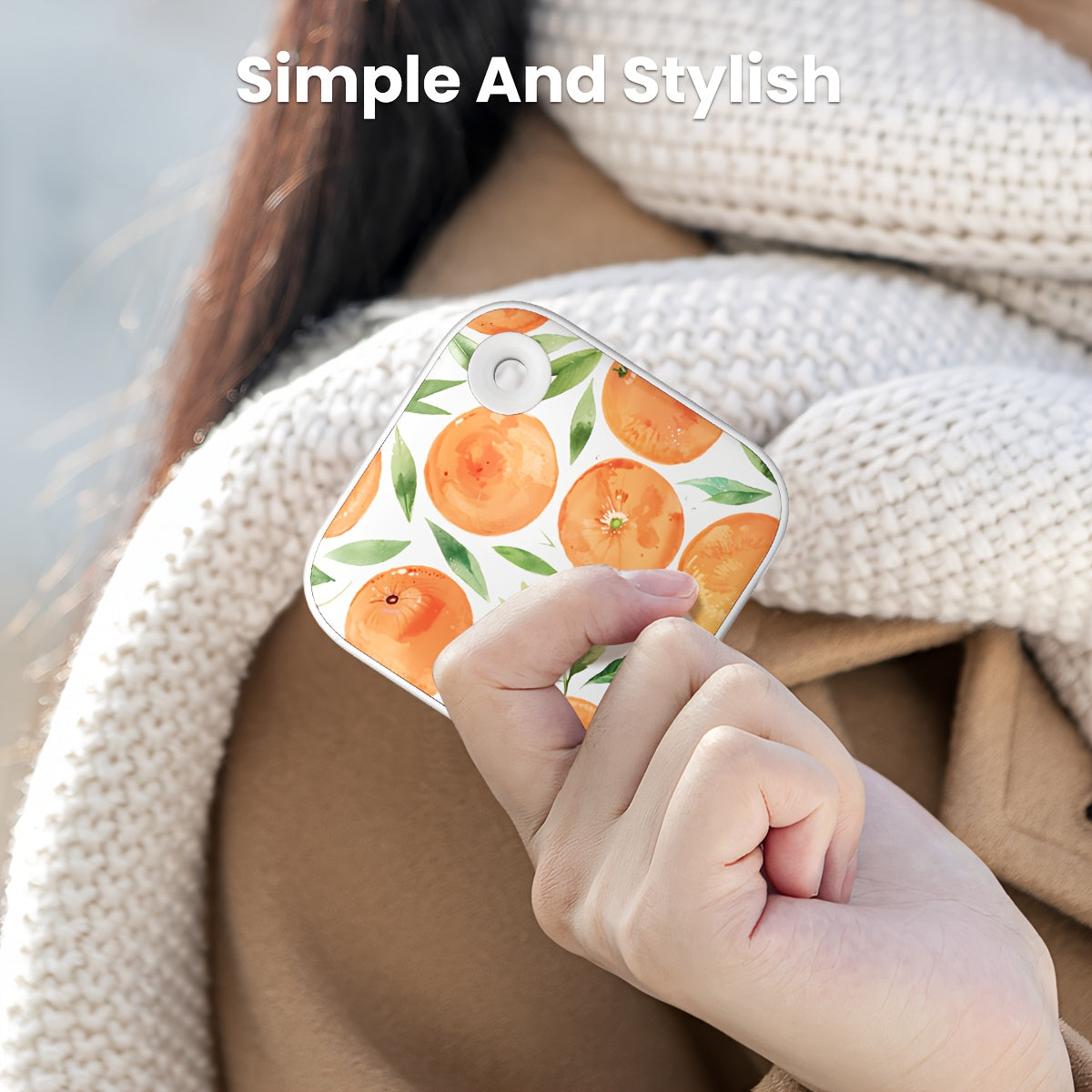 Rechargeable Hand Warmer Portable Pocket Heater Dual-Sided USB Charging