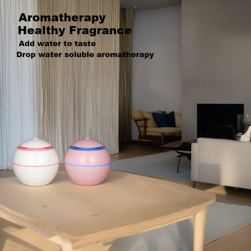 Wood Grain LED Humidifier with Essential Oil Diffuser Night Light USB Cold Mist for Office Home Bedroom