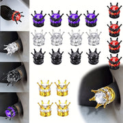 4 Pack Tire Valve Caps Durable Plastic Dust Covers for Cars and Motorcycles