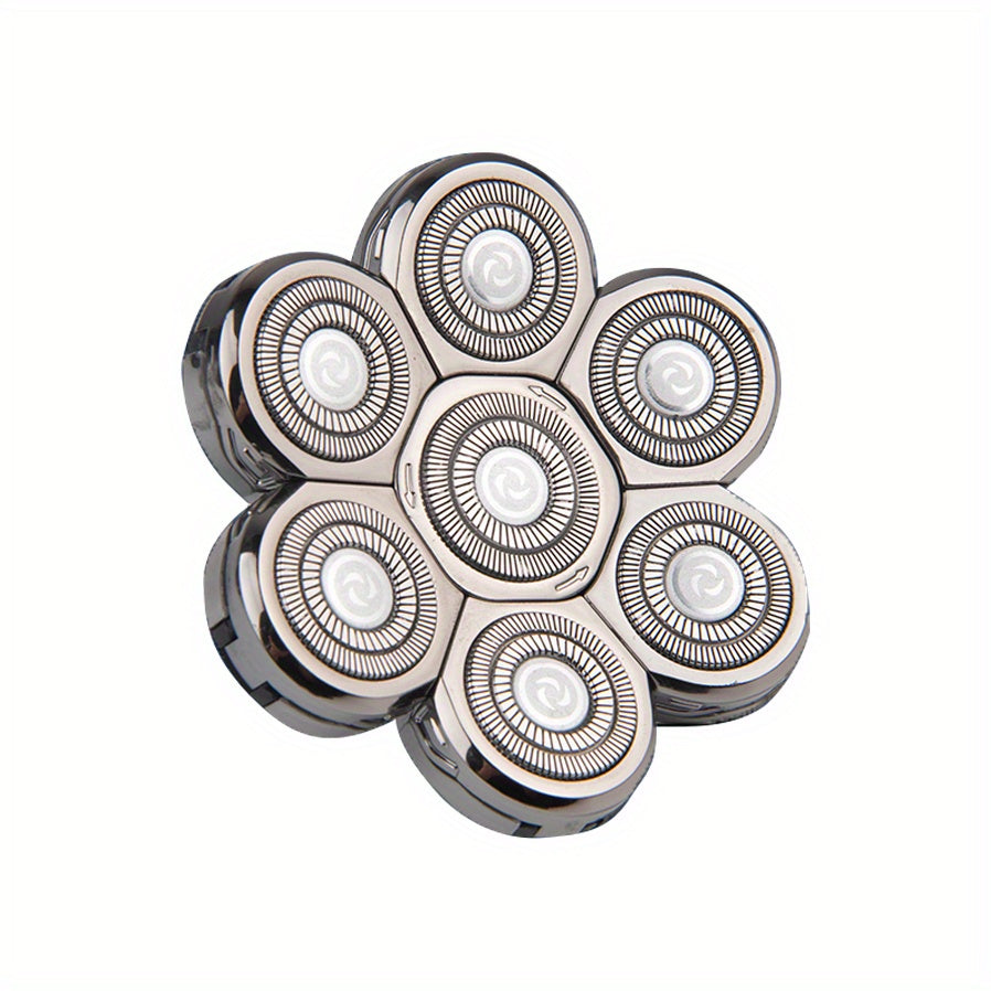 Заменяемые головки для электробритвы с 7 лезвиями для бритья головы и лица