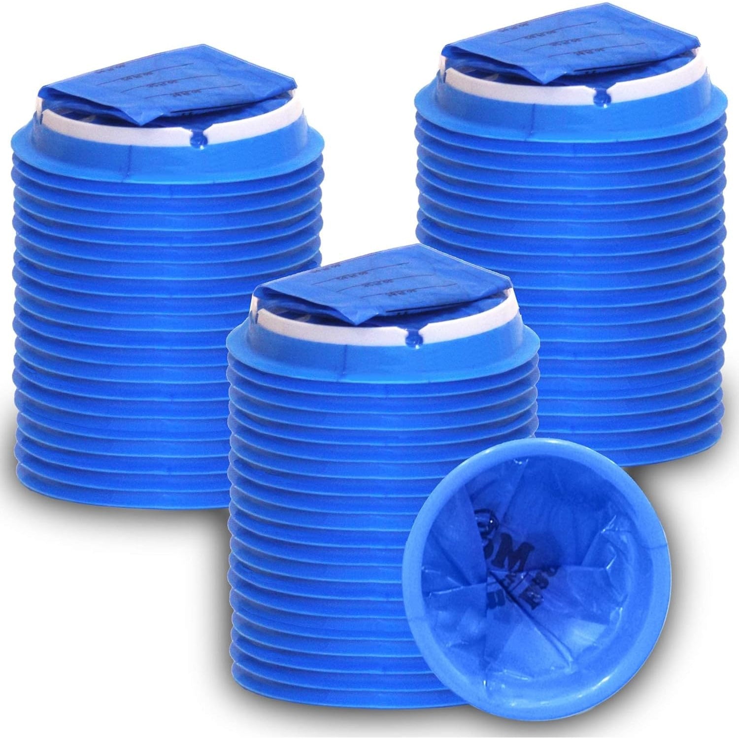 60 Medical Grade Vomit Bags 1000ml Leak-Resistant Disposable for Travel and Motion Sickness