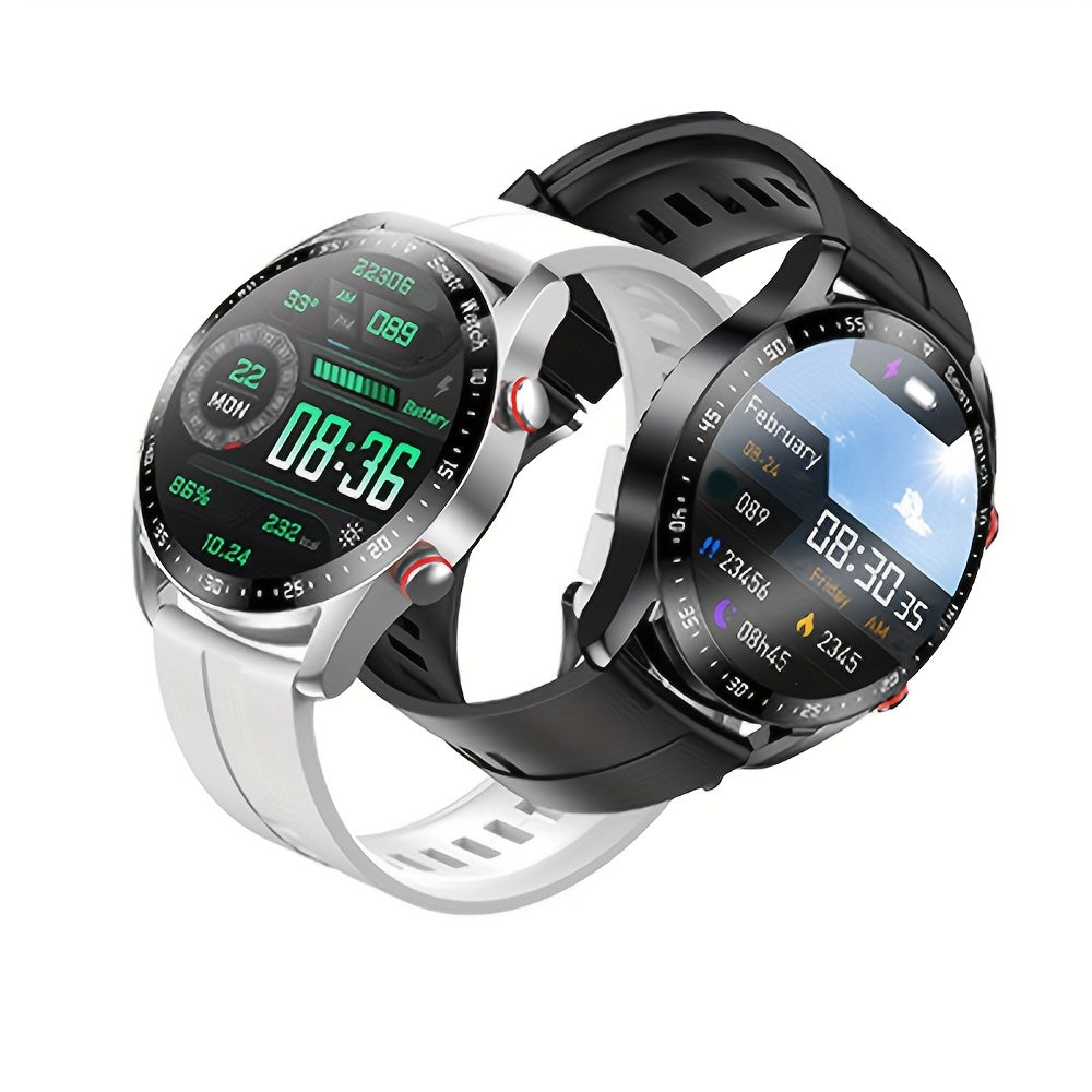 Men's Wireless Smartwatch with Fitness Tracking Sleep Monitoring Step Calorie Count IP67 Waterproof 1.52 Inch IPS Screen