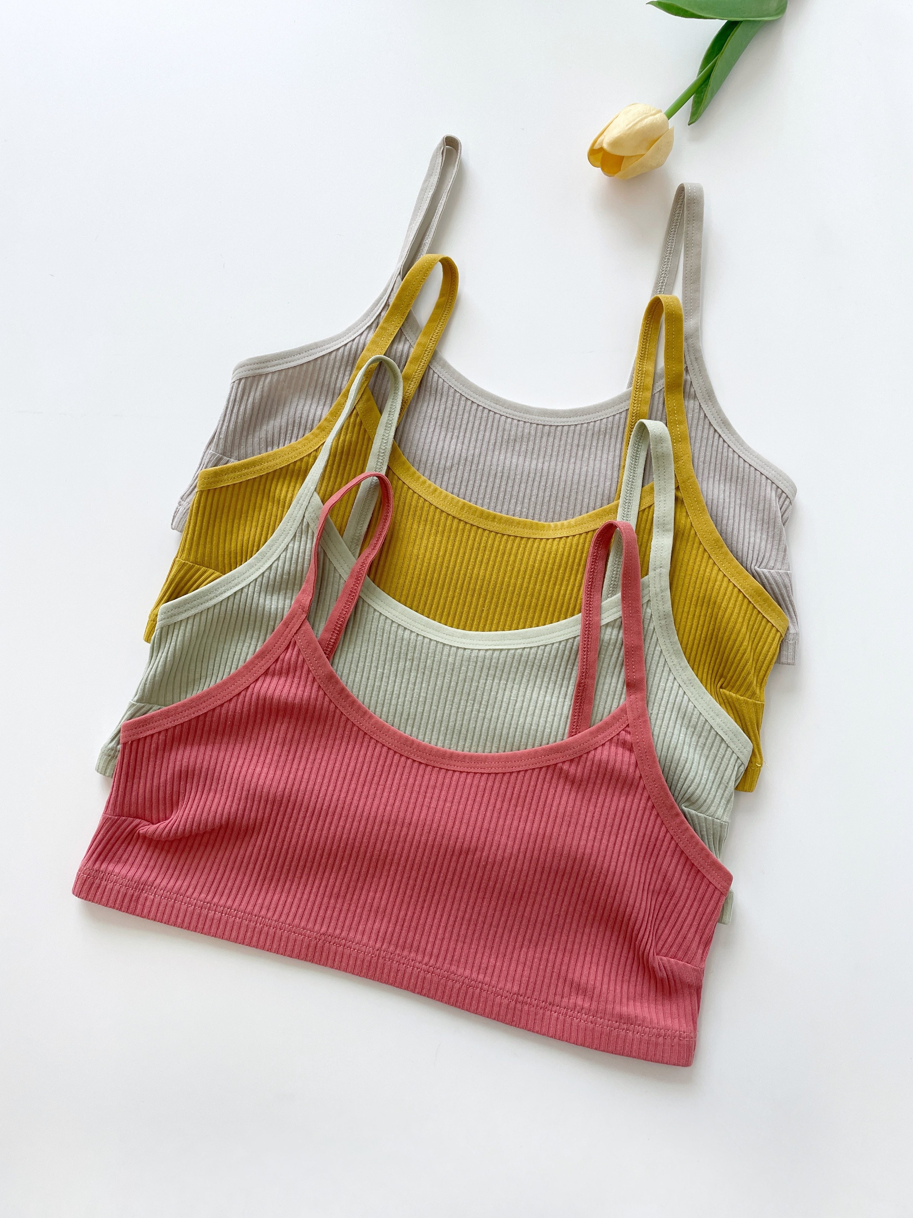 Seamless Ribbed Lingerie Set for Fitness and Everyday Wear in 4 Colors