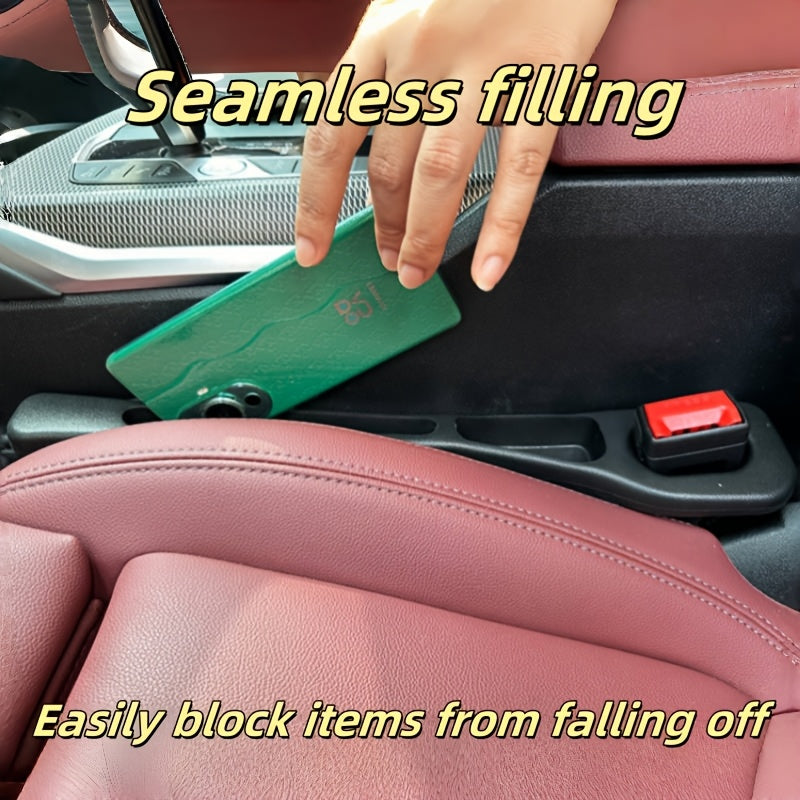 Car Seat Gap Fillers 2 Pack Soft Foam Storage Hooks for Cars SUVs Trucks