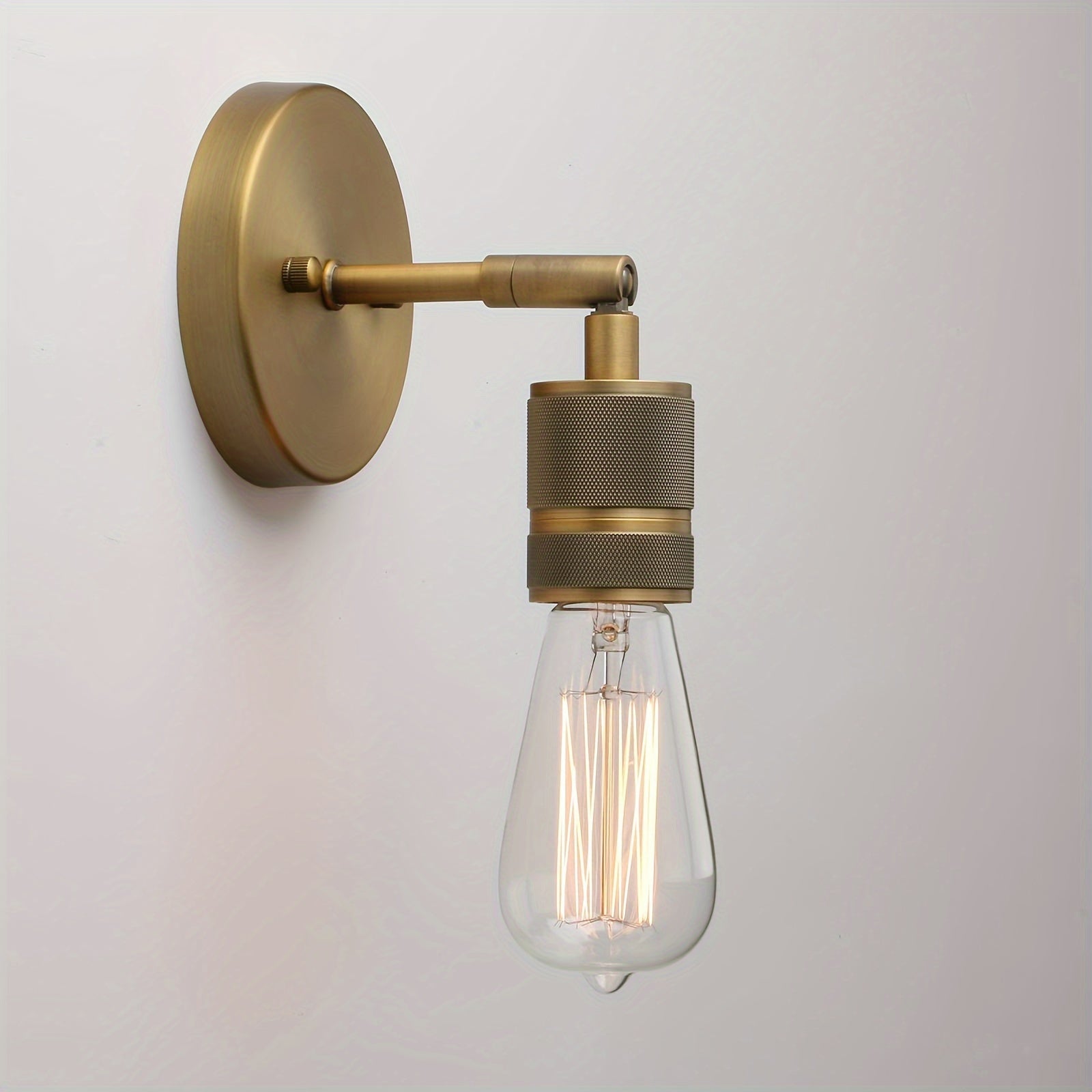 Vintage Industrial Wall Sconce Bronze Metal Indoor Lighting Up Down Edison Lamp