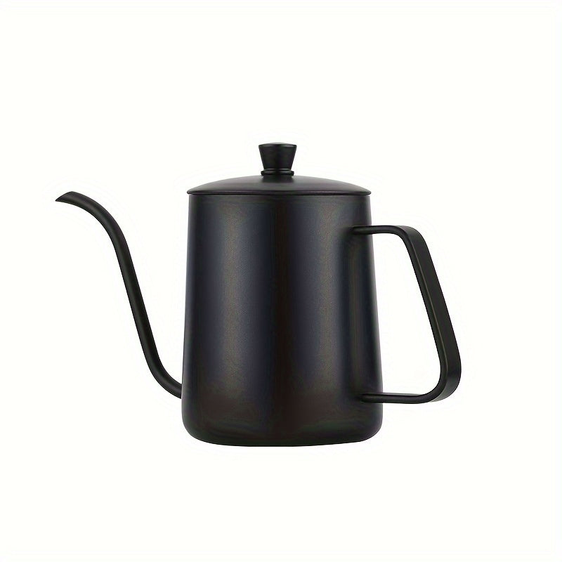Cafetera de acero inoxidable japonesa para vertido de café de 350-600 ml con recubrimiento de teflón