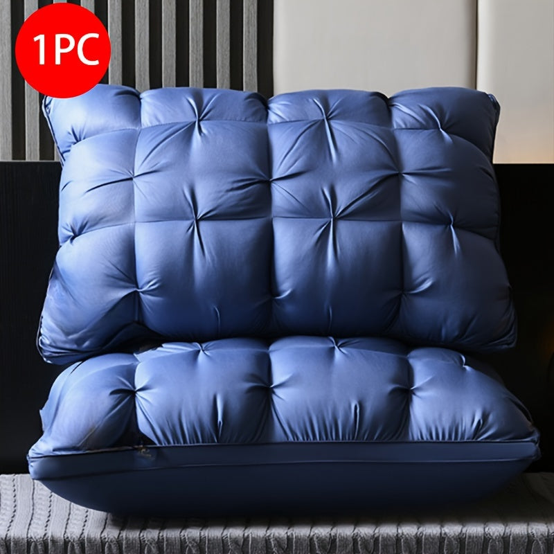 Neck Support Pillow Hypoallergenic Soft Polyester Fiber White for Deep Comfort