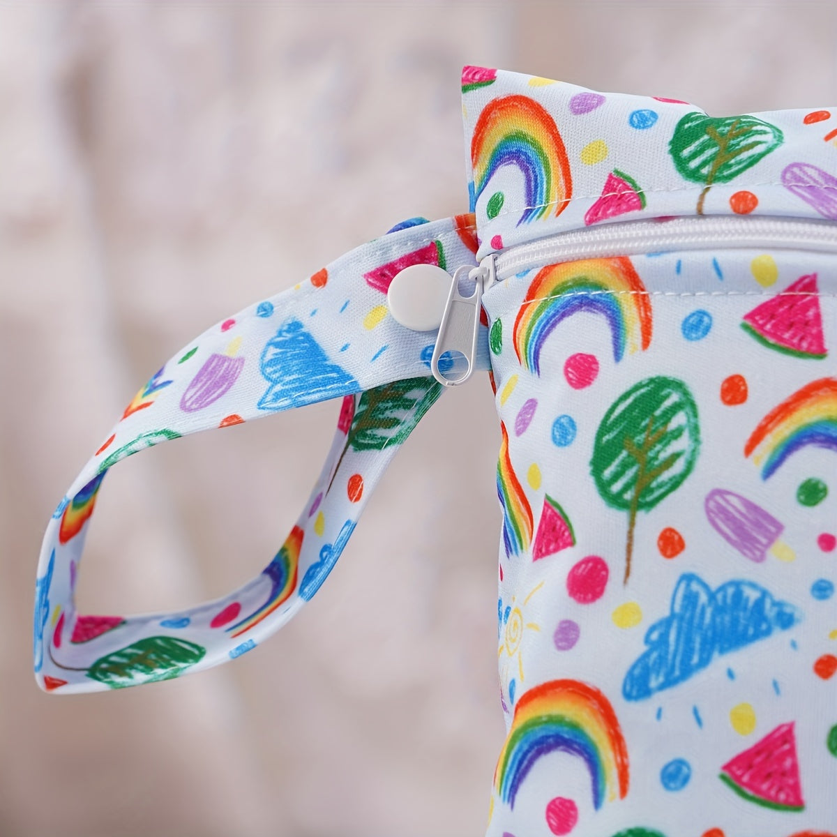 Reusable Waterproof Wet Dry Bag for Travel and Beach Storage with Zipper and Handle