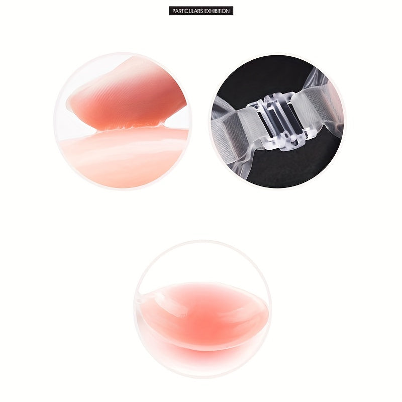 Silicone Self-Adhesive Bra for Women Wireless Opaque Lingerie Accessory