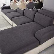 All-Season Solid Color Sofa Cover for Pets and Scratches Protection