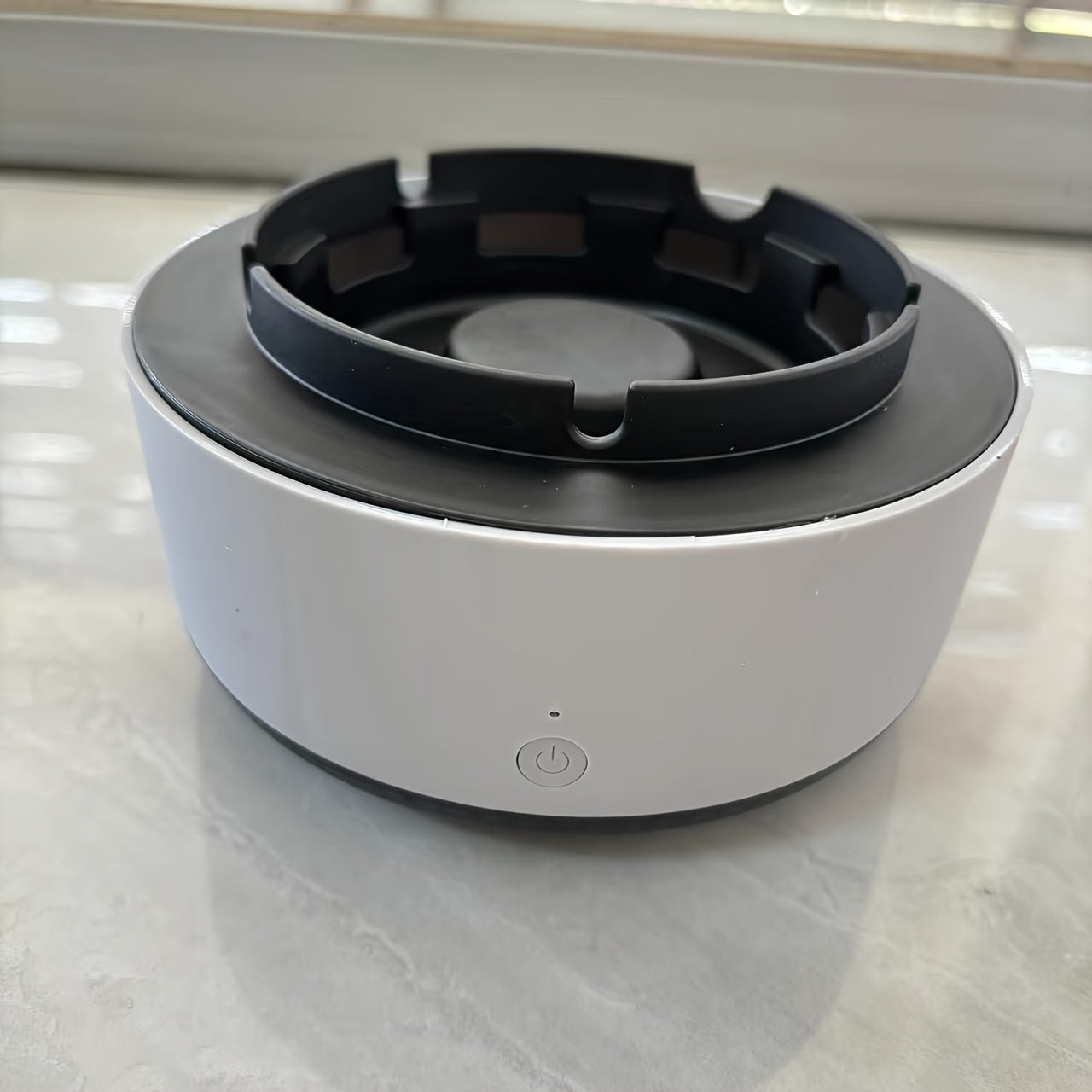 Умный круглый пластиковый очиститель воздуха для пепельницы, устранение запахов с 360° циркуляцией