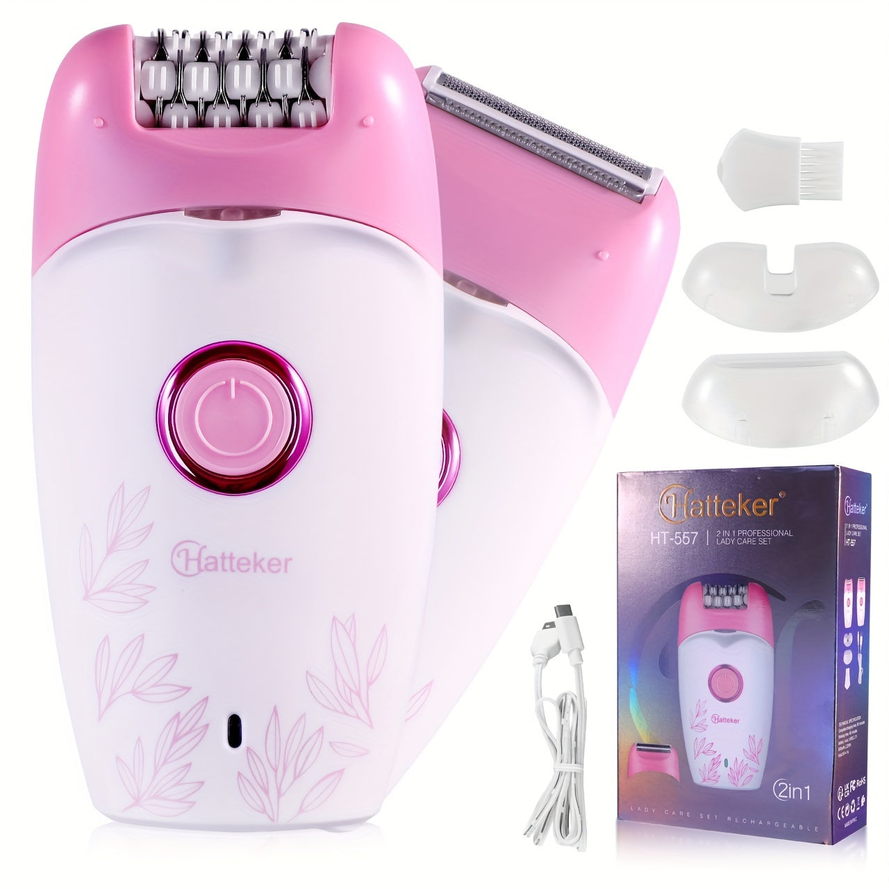 Women's 2-in-1 Electric Hair Remover Multi-Function Underarm Trimmer