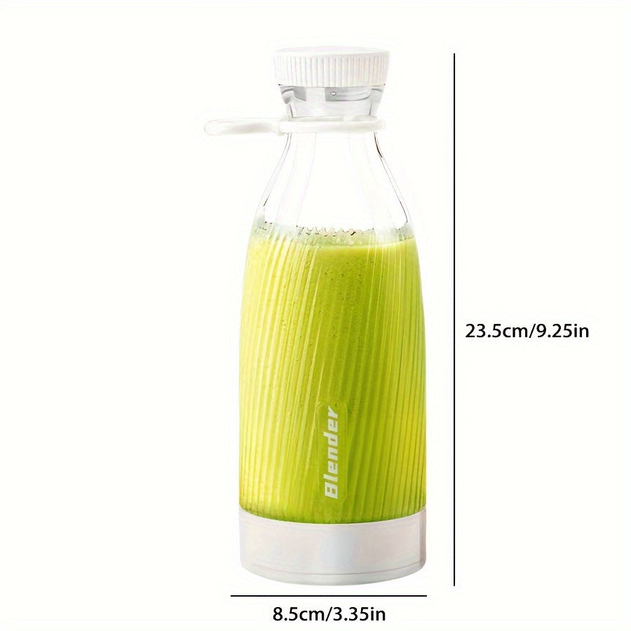 Portable Electric Fruit Juicer Blender 500ML Wireless USB Rechargeable Personal Smoothie Shake Cup