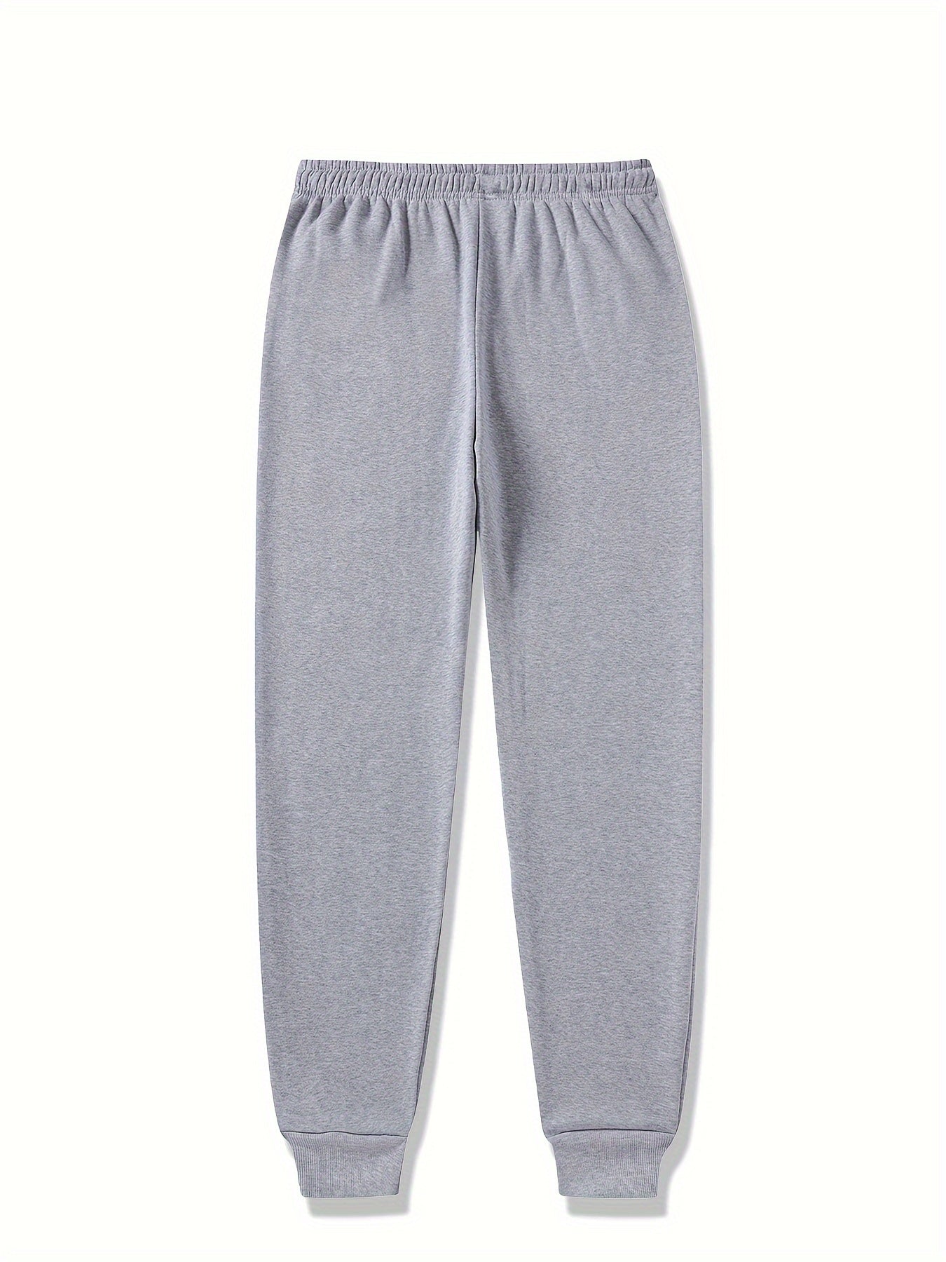 Men's Casual Sportswear Set with Embroidered Alphabet Belt Hooded Sweatshirt and Joggers