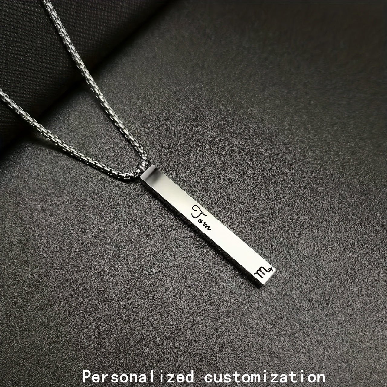 Винтажное ожерелье с подвеской в виде знака зодиака - прочная титановая сталь, стильный и привлекательный дизайн, идеальный подарок для близких, персонализированное ювелирное изделие