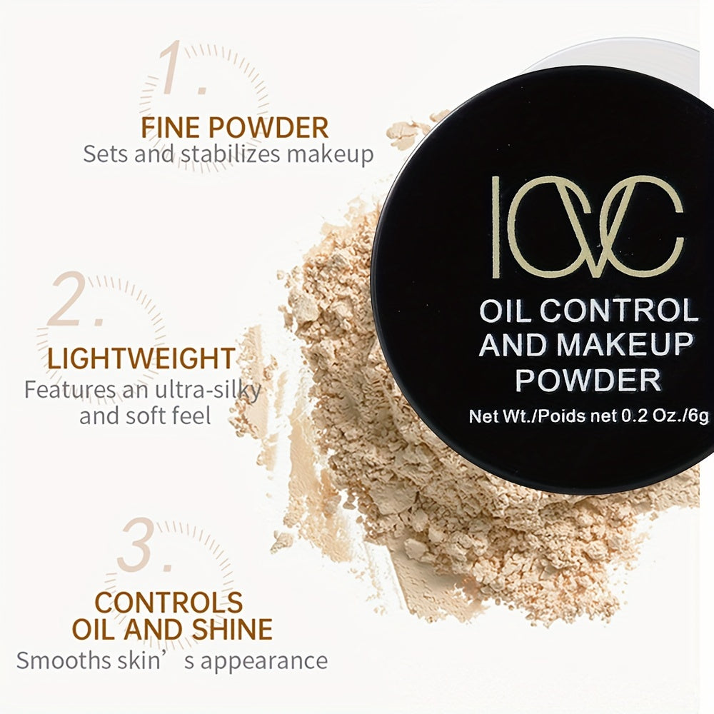 Ayollar uchun erkin kukun, yog'ni nazorat qilish, yorqinlik, yengil qamrov, barcha teri turlari uchun mos