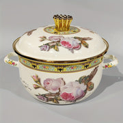 Enamel Soup Pot Double Handle High-Temperature Resistant for Stews and Boiling