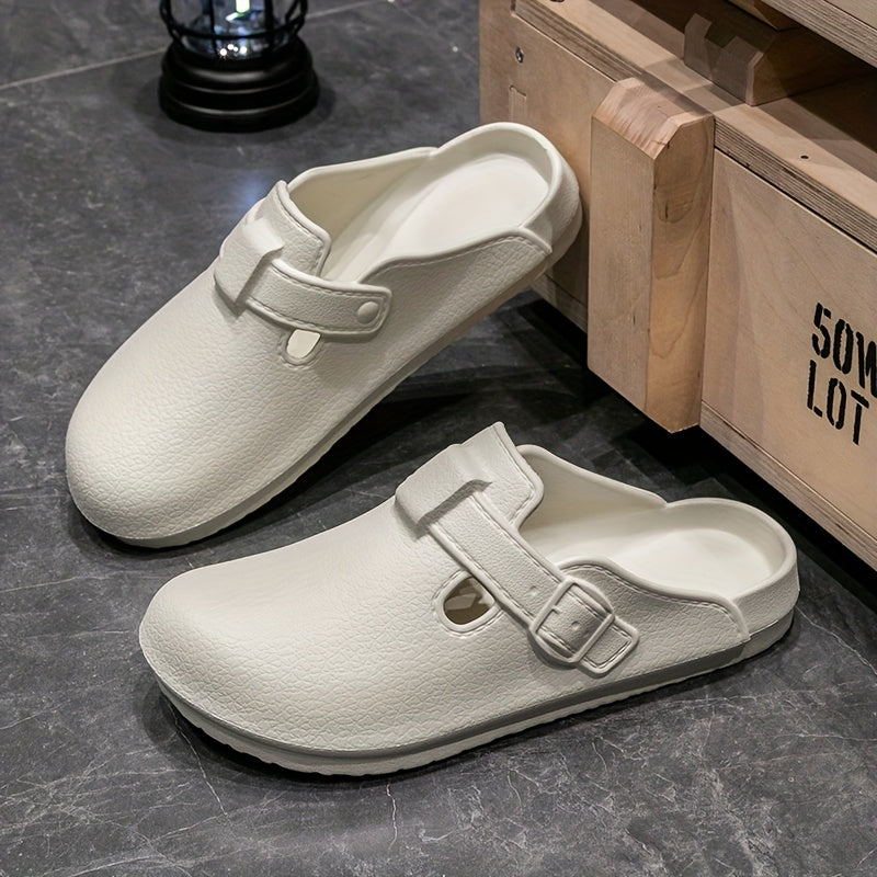 Unisex Slip-On Cushioned Slippers for Indoor Outdoor Use Comfortable Garden Shoes