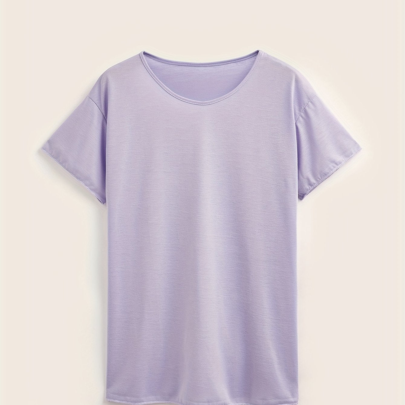 Plus Size Women's Breathable Black Casual Sporty T-Shirt for Relaxed Wear