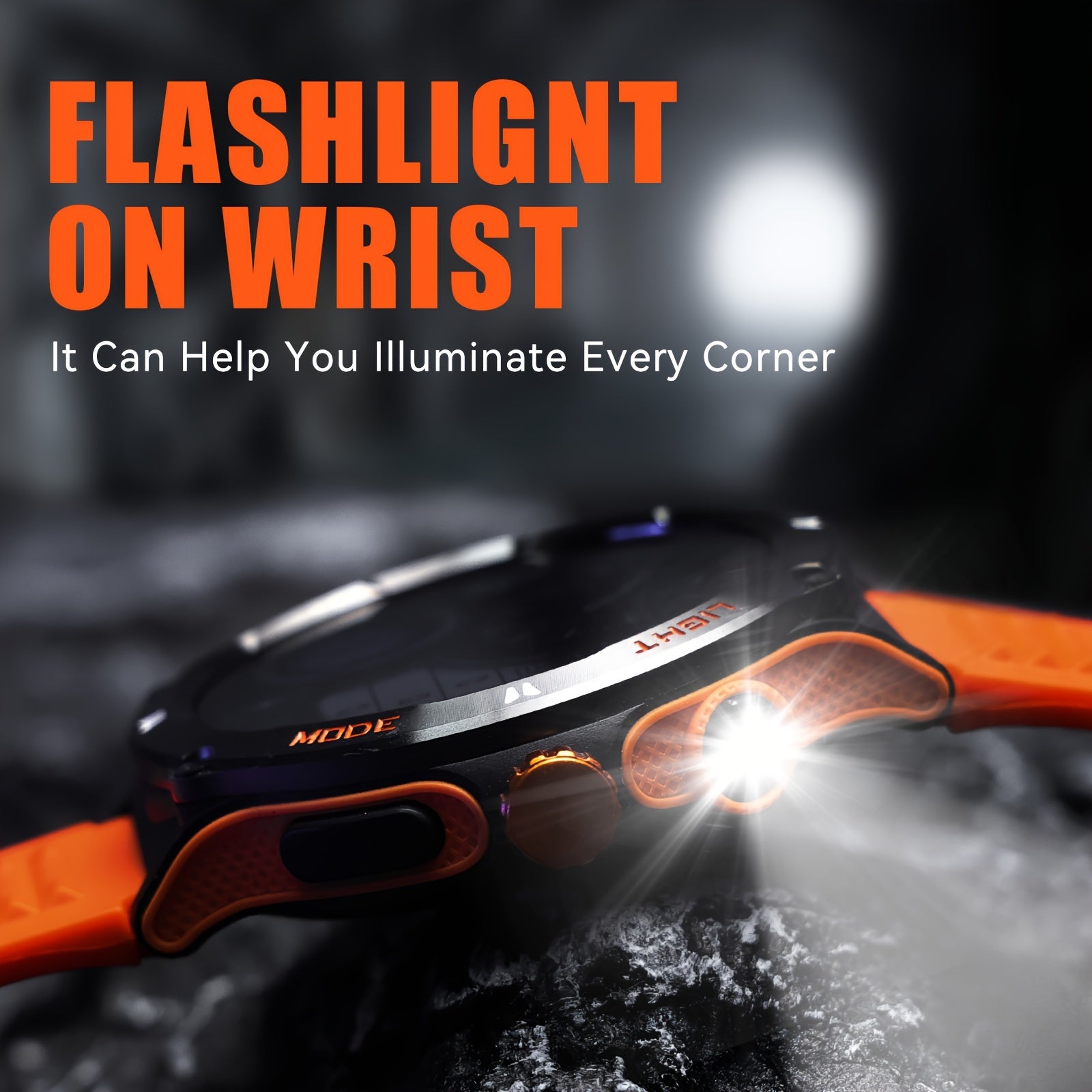 Smart Watch with 3.89cm Touch Screen 360p Waterproof 100+ Sports Modes Calorie and Weather Tracking Compatible with iPhone and Android