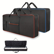 Electric Piano Gig Bag for 61/76/88 Keys Oxford Cloth Double Shoulder Straps