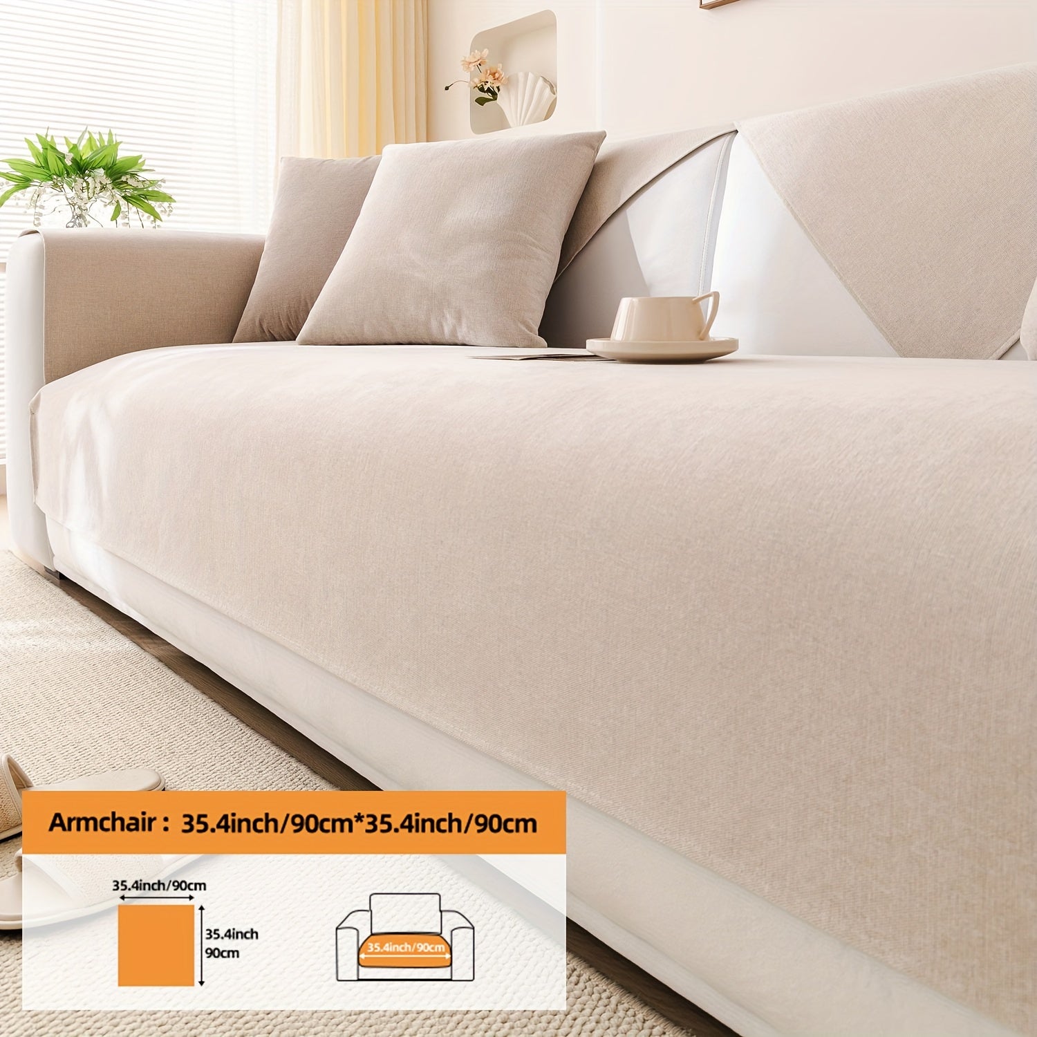 1 dona Chenille oddiy divan qoplamasi, barcha mavsumlar uchun universal qoplama, yostiq qopqog'i va orqa yostiq qopqog'ini o'z ichiga oladi. Divan yostiqlarini himoya qiladi, turli xonalar va uy bezaklari uchun mos keladi.