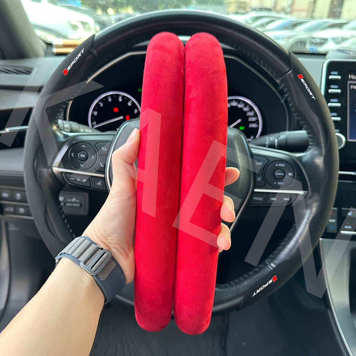 Universal Fluffy Steering Wheel Cover Non-Slip Soft Breathable Durable