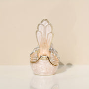 Органайзер для украшений в виде раскрашенной птицы с крышкой на петлях для колец и серег