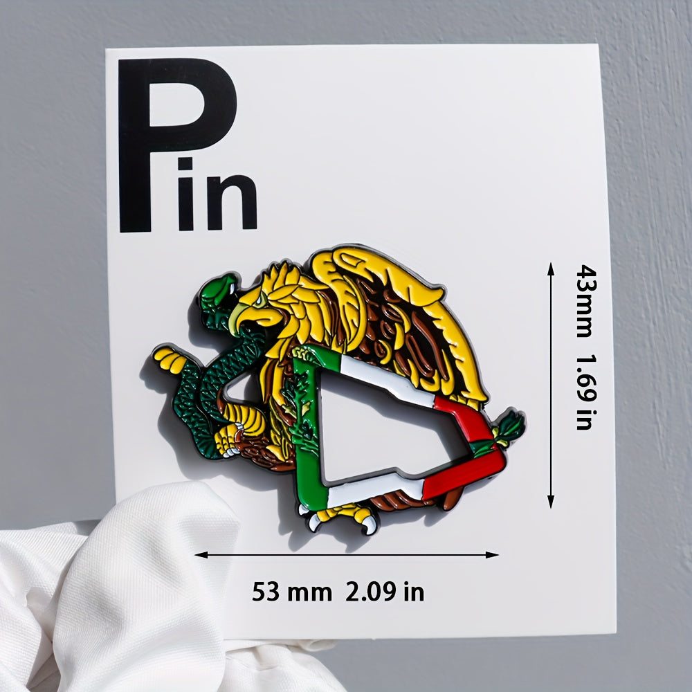 Baseball Hat Pin for Men, Mexican Eagle Design, Fashion Gift, 1 Piece