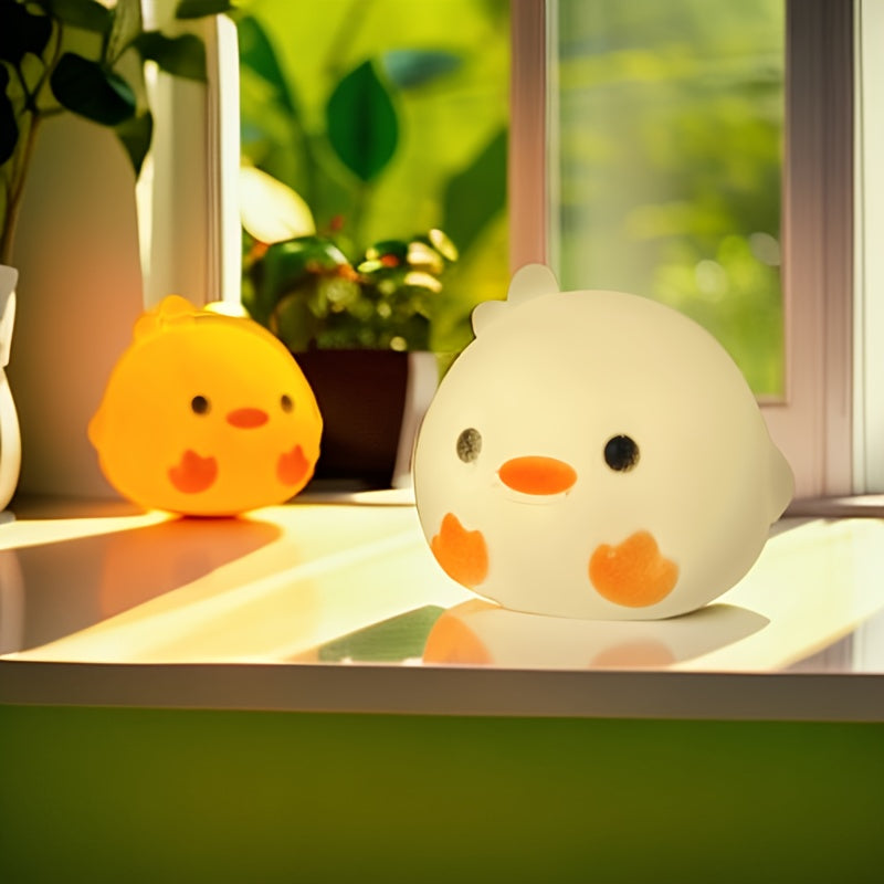 Battery-Powered LED Night Light with Toggle Control for Kids and Adults