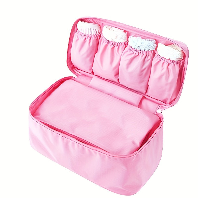 Zipper Portable Underwear Storage Bag for Travel Organizing Lingerie and Underwear