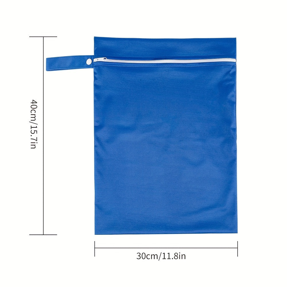Mustahkam sayohat saqlash sumkalari - suv o'tkazmaydigan, tozalash oson, chaqaloq pamperslari va boshqa narsalar uchun zipli sumkalar. Har qanday yosh uchun mukammal. Bitta sumka, 30 sm x 40 sm.