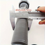 Moslashuvchan plastmassadan tayyorlangan ikki bo'lakli chiqindi qabul qiluvchi shisha uchun qulay o'rnatish, turli lavabolar konfiguratsiyasiga mos keladi, bardoshli, korroziyaga chidamli