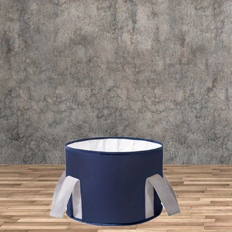 Foldable Aluminum Foot Soaking Basin Insulated Hydrotherapy EVA Material for Relaxation