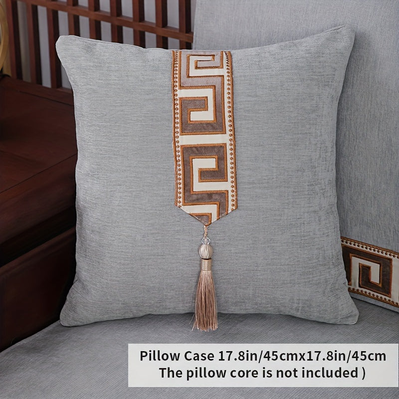 Xitoy uslubidagi changga qarshi divan qopqog'i, barcha mavsumlar uchun, mehmonxona, yotoqxona, ofis