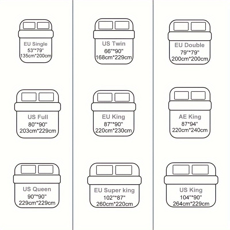 3D Vortex Quilt Cover Set 3 Pieces Digital Print Polyester Bedding Set