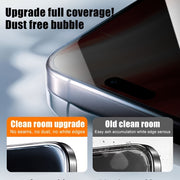 5pcs Privacy Screen Protector for iPhone Tempered Glass Dust-Free Privacy Film